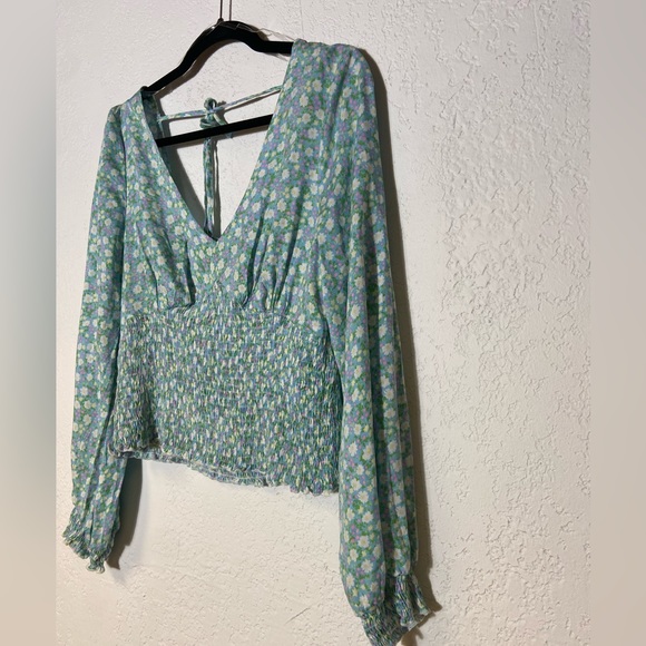 Floral Smocked Top by Chance - Picture 3 of 6